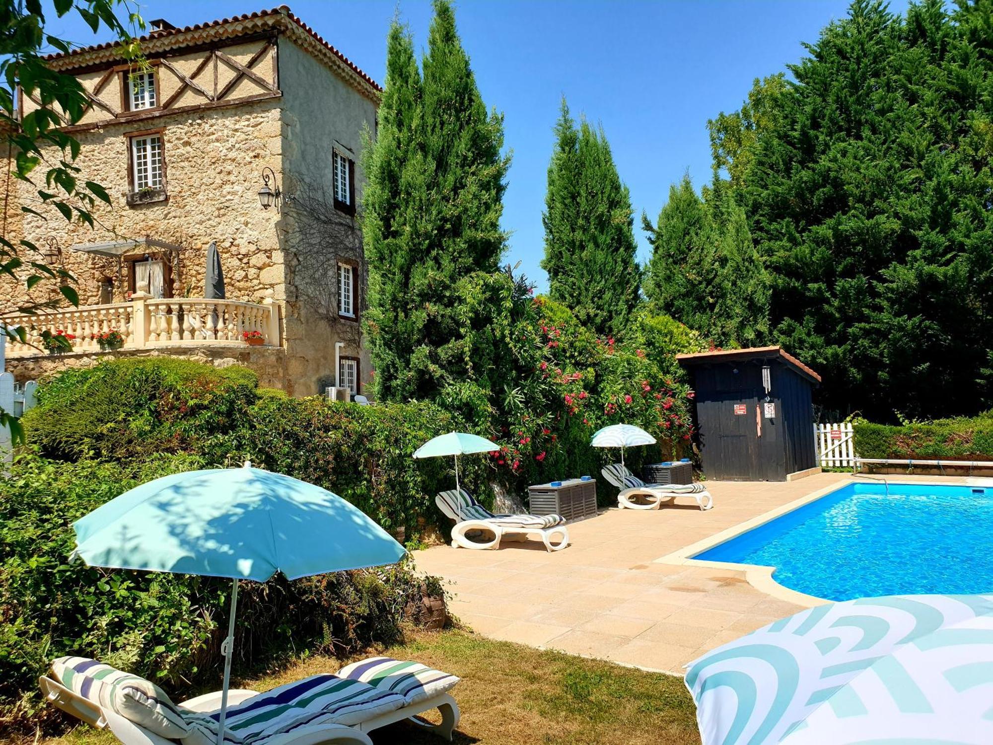 Bed and Breakfast La Ferme De Jeanne Saint-Girons  Exteriér fotografie